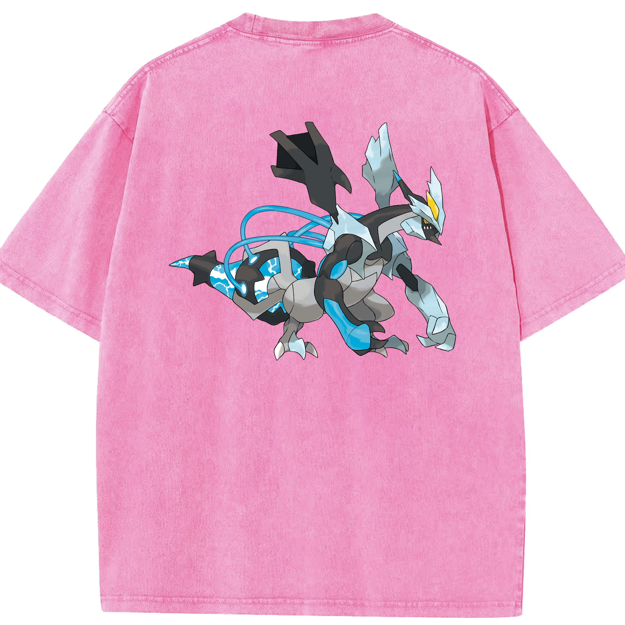 （画像用） ポケットモンスター Pokémon 綿100% ヴィンテージ風 半袖Tシャツ（背面プリント）